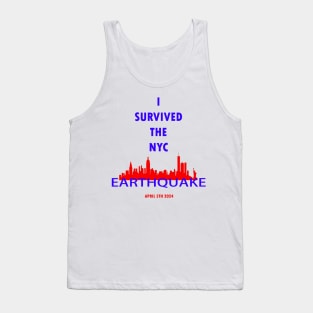 I Survived The Nyc Earthquake Tank Top